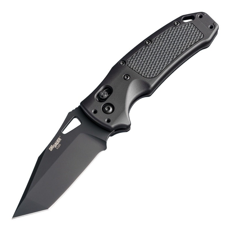Hogue, SIG K320 AXG Pro, Folding Knife 3.5" Tanto Point Black Cerakote 36364