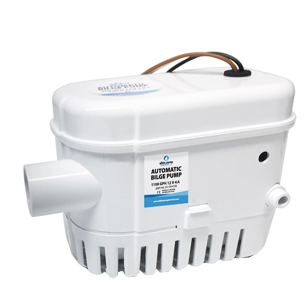 Albin Pump Automatic Bilge Pump 1100 GPH - 12V model 01-04-018