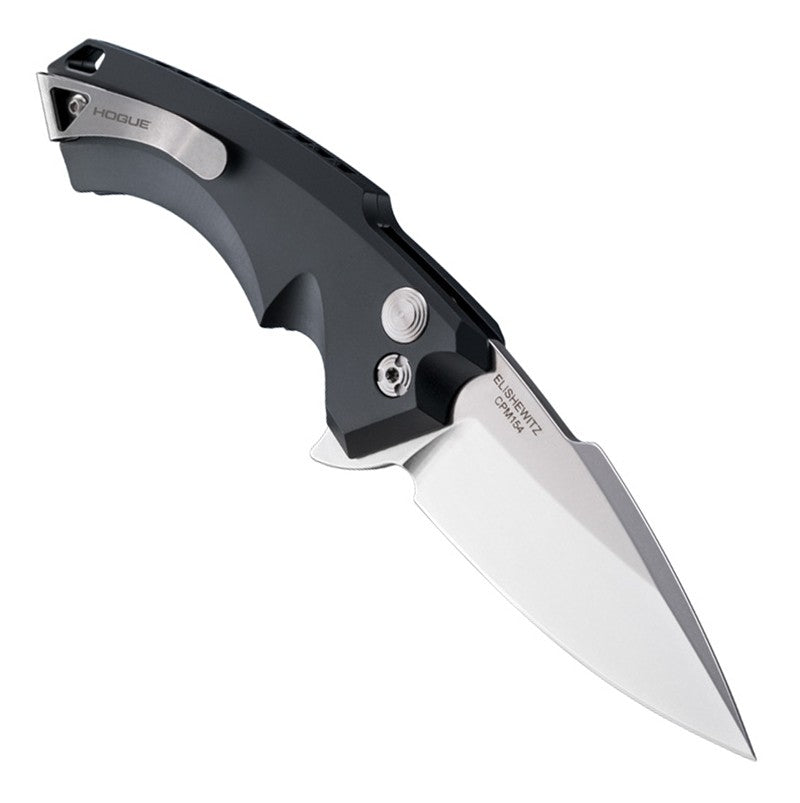 Hogue X5, Folding Knife CPM154 Tumbled Plain Edge 3.5" Aluminum Handle 34570