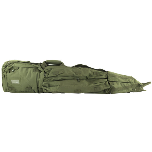 NCSTAR Drag Bag, 45" Rifle Case 45” L X 10” H X 4” D Nylon Green  CVDB2912G