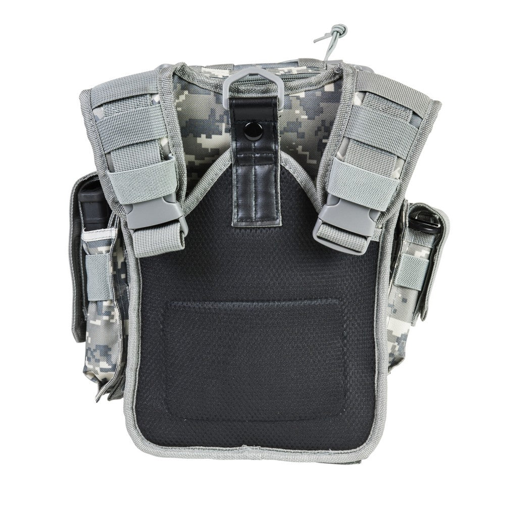 NCSTAR First Responder Utility Bag Gray Digital Camo MOLLE Nylon  CVFRB2918D