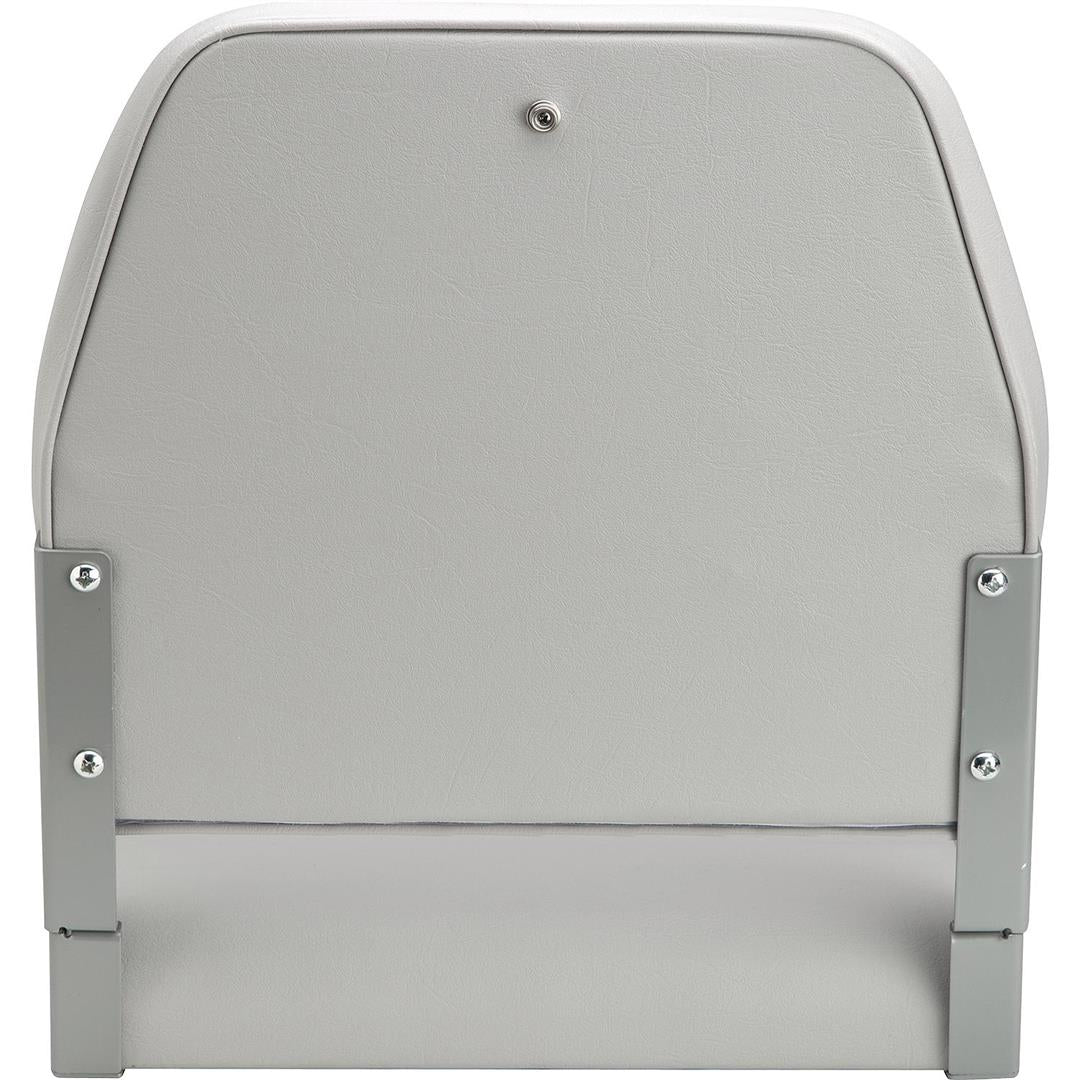 Attwood Swivl-Eze Low Back Padded Flip Seat - Grey 7" Width x 16" Depth x 16" Height 98395GY