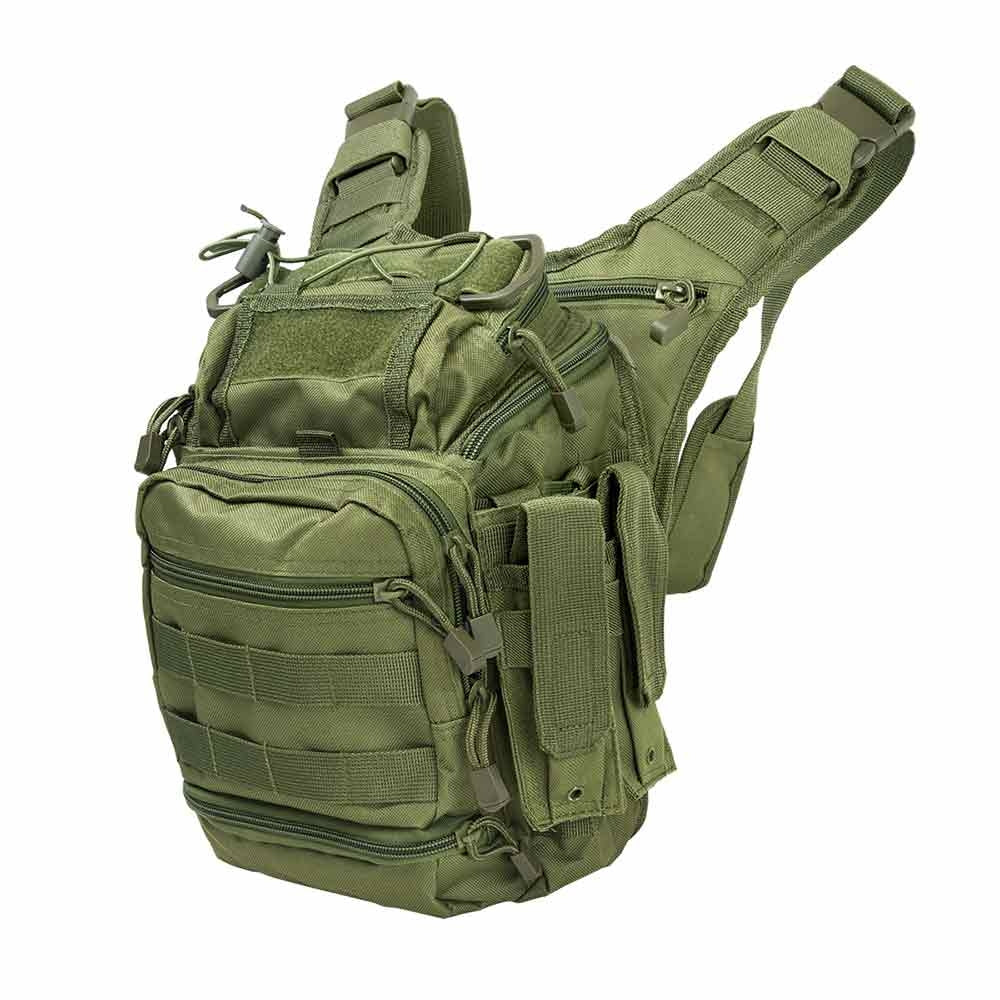 NcStar Vism First Responders Bag Nylon Green MOLLE / PALS Webbing  CVFRB2918G