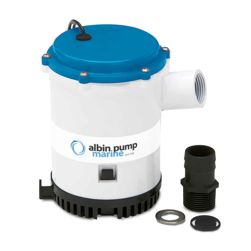 Albin Pump Bilge Pump Heavy Duty 2250 GPH - 24V model 01-03-014