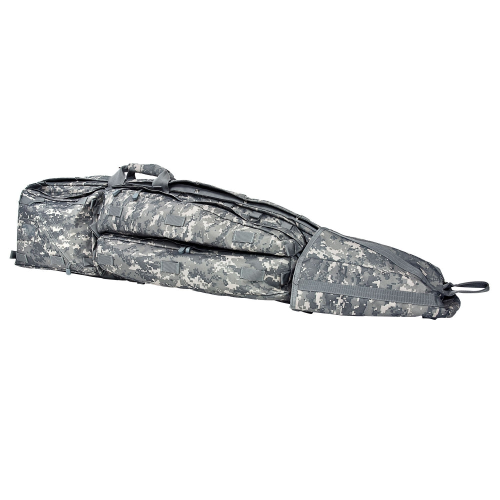 NCSTAR Drag Bag 45" Rifle Case Nylon Gray Digital w/ Backpack Straps CVDB2912D