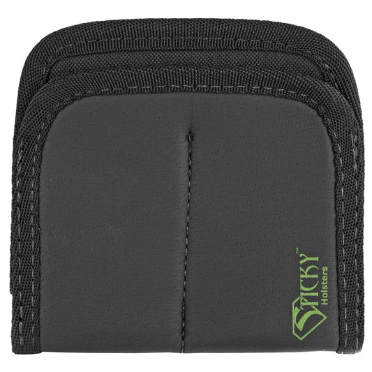 Sticky Dual Sleeve Mag Pouch Inside the Waistband or Pocket Black Finish  DMS
