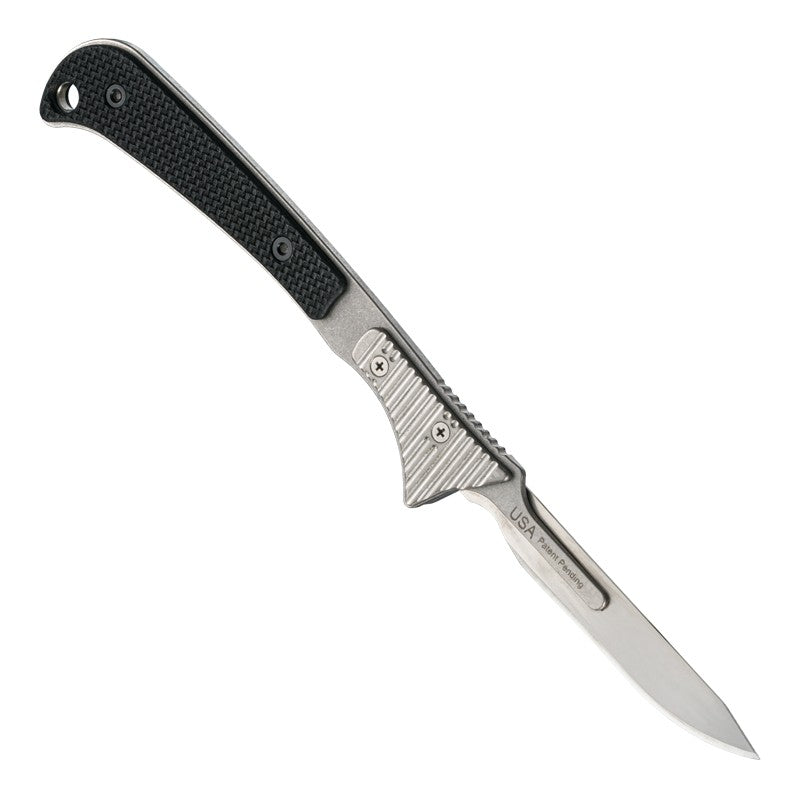Hogue Expel Fixed Blade Knife Plain Edge 2.5" Replaceable Blade G10 Grips 35876