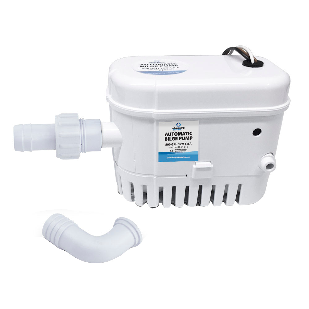 Albin Pump Automatic Bilge Pump 500 GPH - 12V 01-04-015