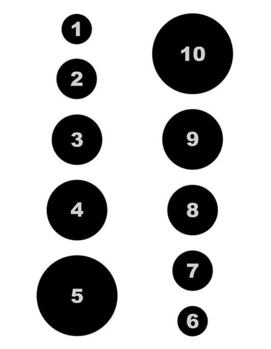 Action Target Military Varied Circle Command White & Black 23" x 35" 100 Per Box