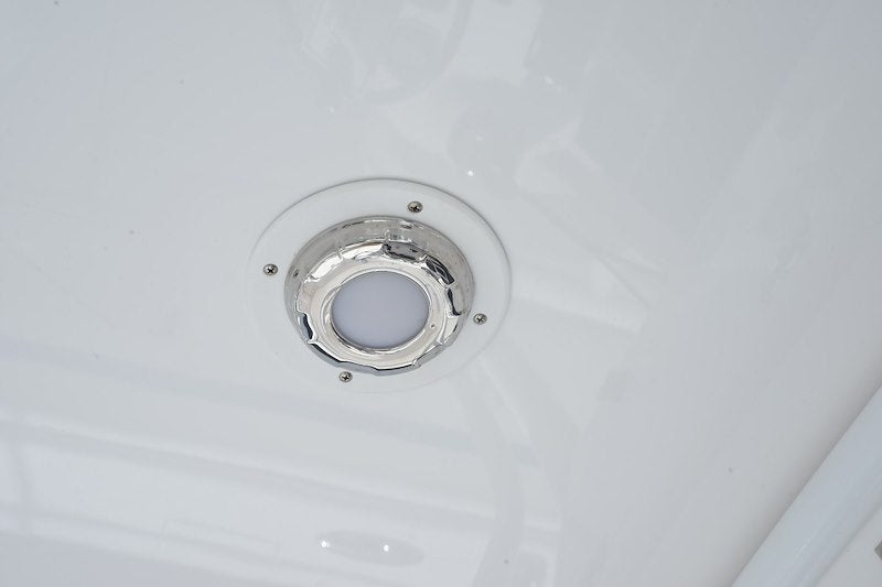 Lumitec Aurora Dome Light Polished SS Finish 2-Color White/Blue Dimming 101138