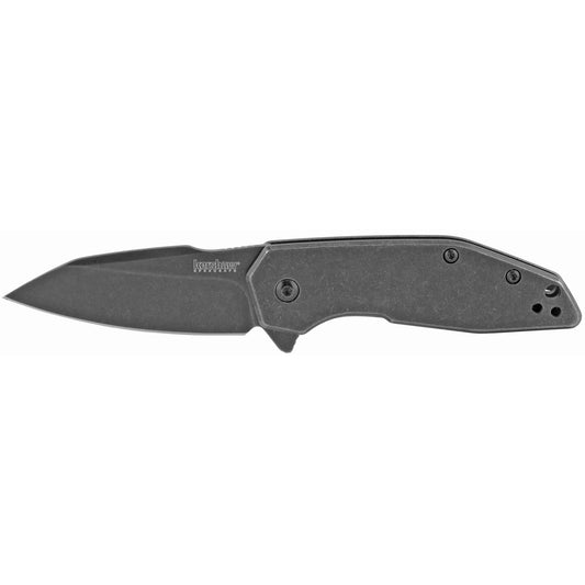 Kershaw Gravel, 2.5" Blade Folding Knife/Assisted Drop Point Blackwash  2065