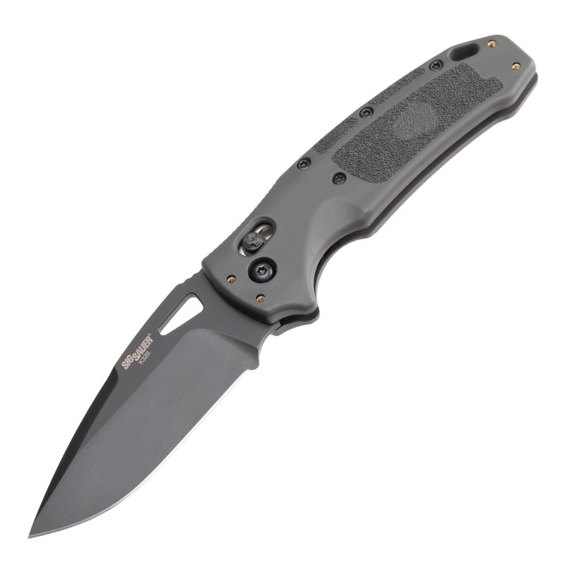 Hogue SIG K320 Tactical Folding Knife 3.5" Drop Point Gray Plain Edge 36372