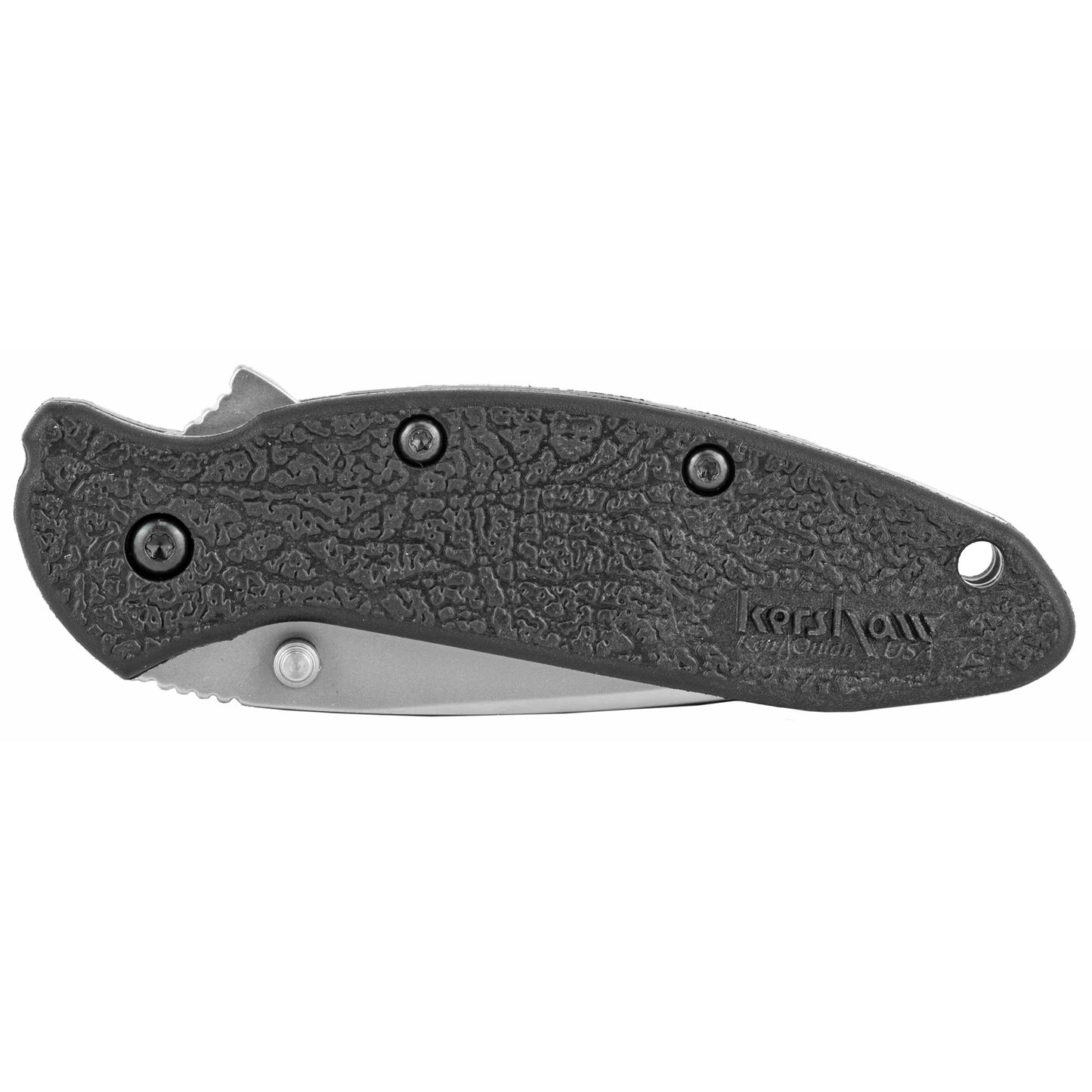 Kershaw Scallion Assisted 2.4 in Bead Blast Plain Edge GFN Handle 1620