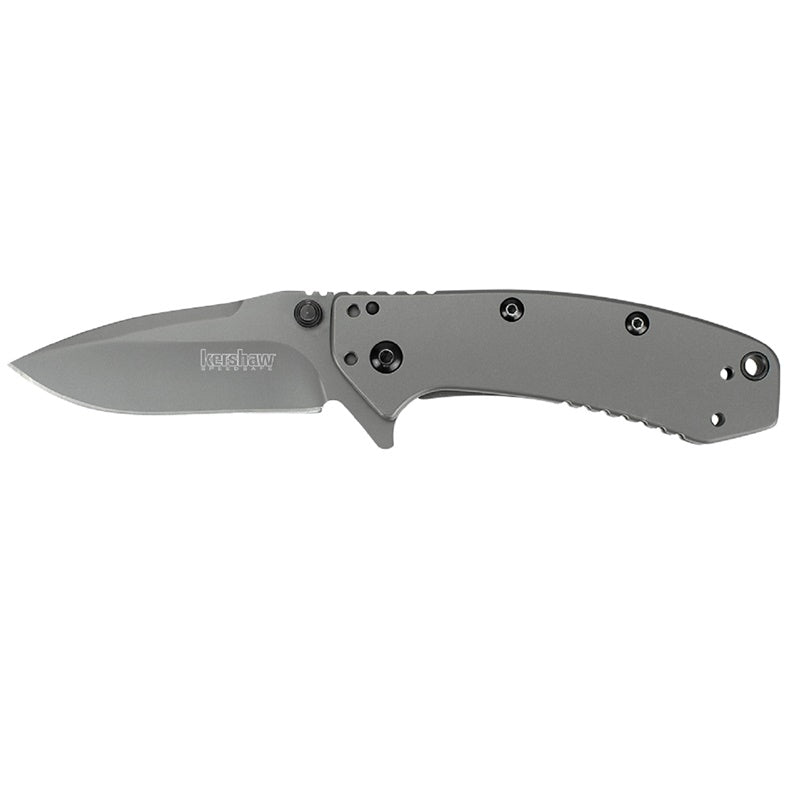 Kershaw Cryo Assisted 2.75 in Blade Plain Edge Stainless Handle 1555TI