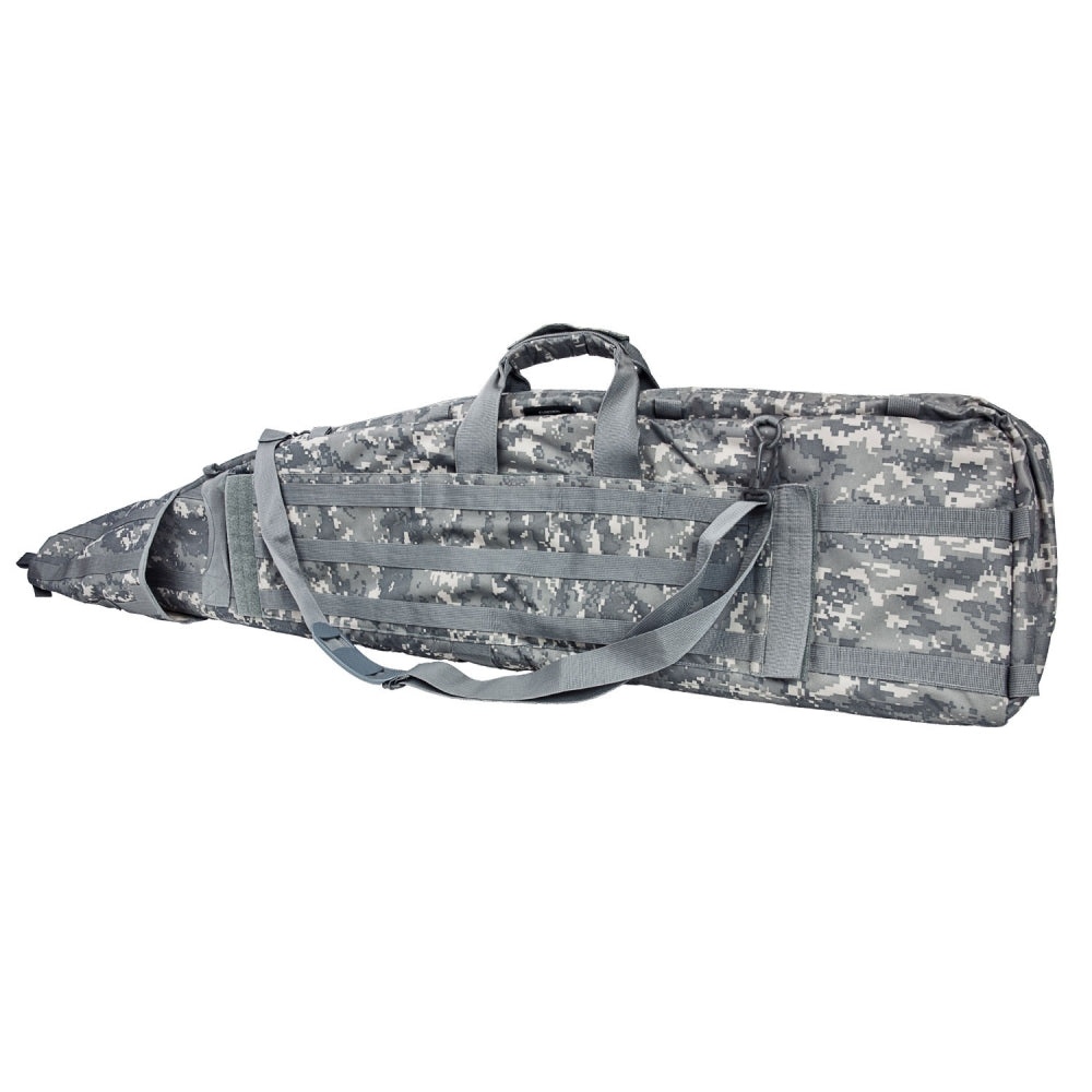 NCSTAR Drag Bag 45" Rifle Case Nylon Gray Digital w/ Backpack Straps CVDB2912D