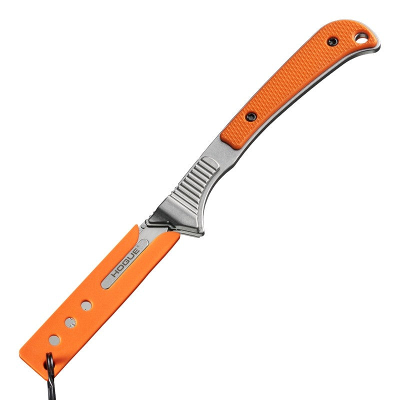 Hogue Expel Fixed Blade Knife 2.5" Replaceable Blade Silver Orange 35874