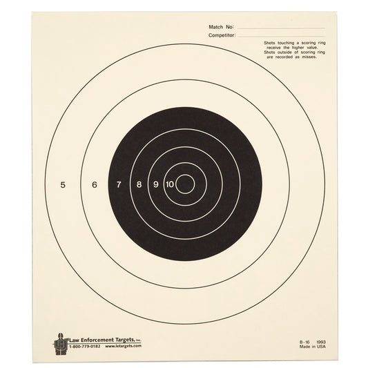 Action Target 25 Yard Bulls-Eye Target Heavy Tagboard Paper 10.5"x 12"  100 Pack