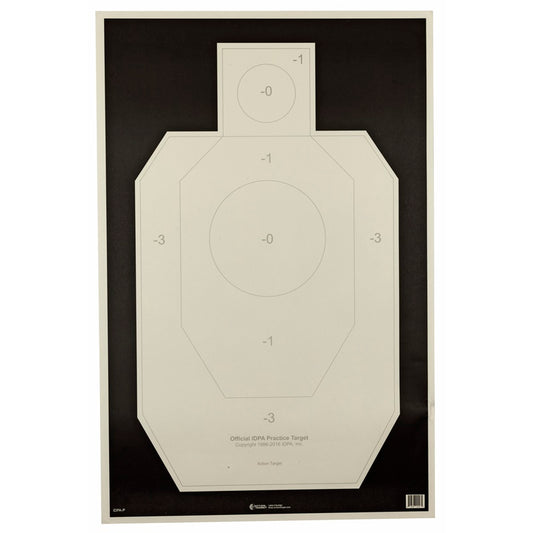 Action Target Officially Licensed IDPA Practice Target 23" x 35"  100 Per Box