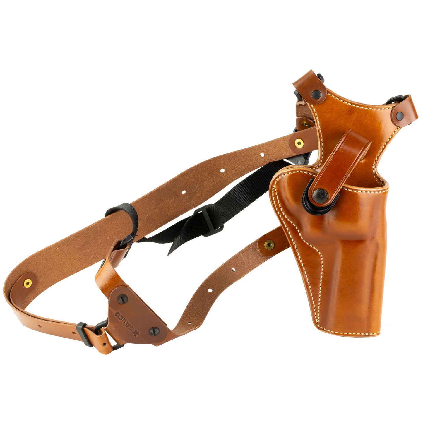 Chest Holster: Galco Great Alaskan Fits Ruger RedHawk 4" Right Hand Tan GA194