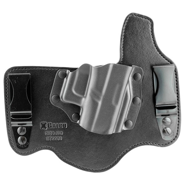 Glock 20/21 IWB Holster Galco Kingtuk Deluxe Right Kydex & Leather Black KT228B