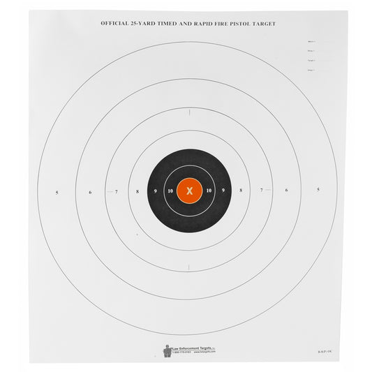 Action Target 25-Yard Timed And Rapid Fire Target 21" x 24"  100 Per Box