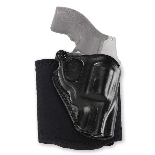 Galco Ankle Glove Ankle Holster, S&W J Frame w/ 2" Barrel, Right, Black (AG158B)