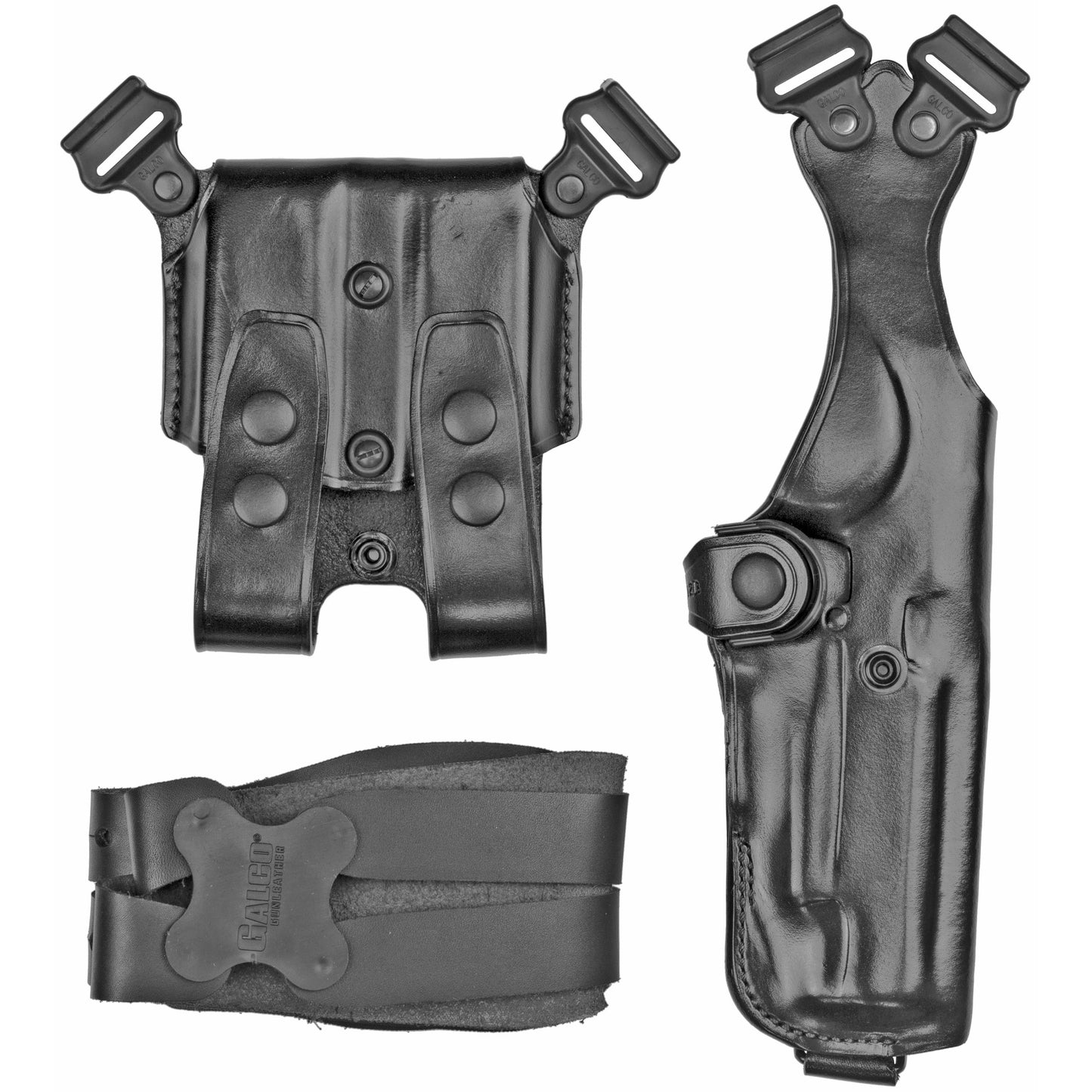 Galco VHS 4.0 Shoulder Holster Fits Colt 1911 5" Ambidextrous Black  VHS4-212B