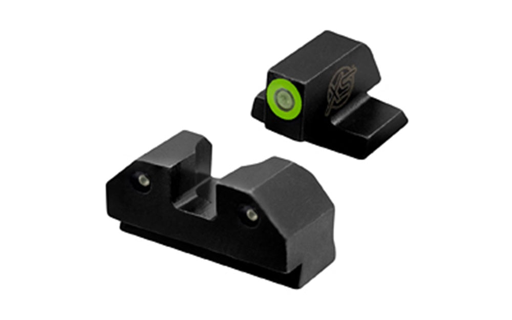 XS Sights, R3D 2.0 Night Sight Fits Canik TP9SF Green Outline CK-R201P-6G