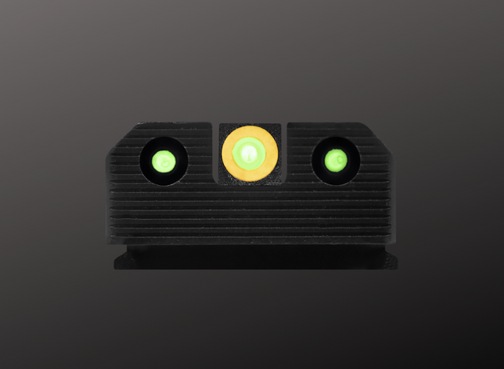 XS R3D 2.0 Night Sight For HK P30 Orange Outline Green Glow HK-R203P-6N