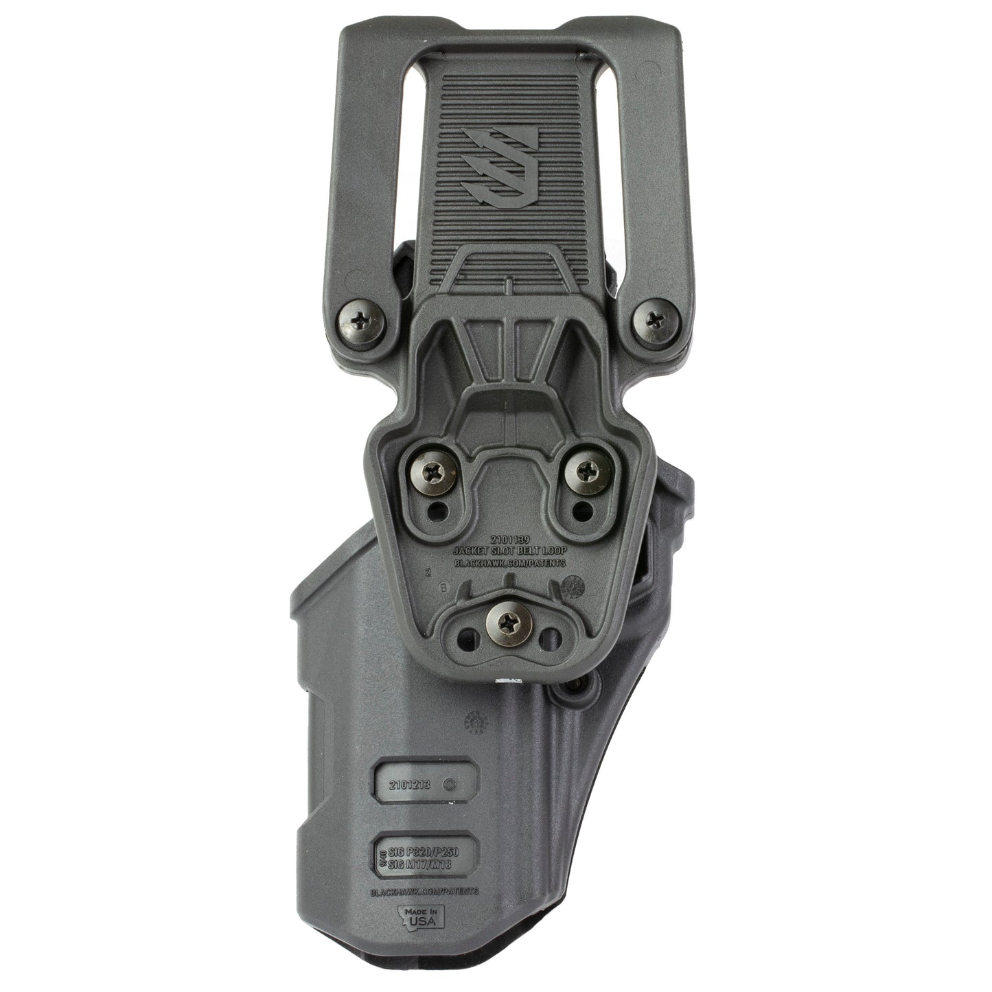 BLACKHAWK T-Series L2C Overt Holster Fits Sig Sauer P320/250 Right 411761BKR