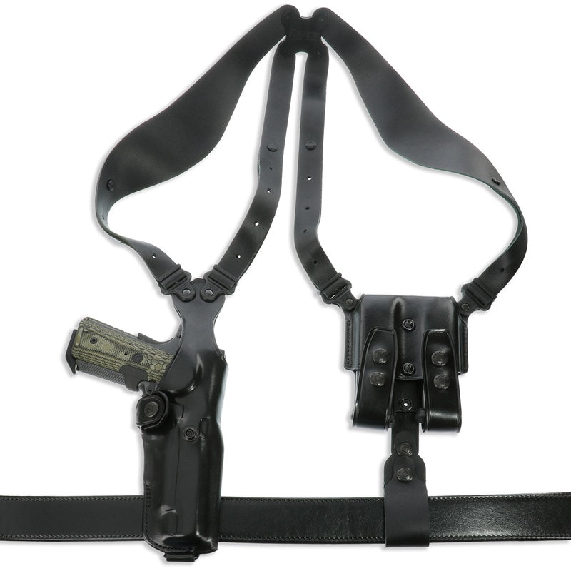 Galco VHS 4.0 Shoulder Holster Fits Colt 1911 5" Ambidextrous Black  VHS4-212B