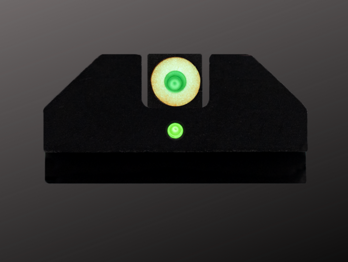 XS F8 Night Sights Fits Glock 42 & 43 Green w/ Orange Front Outline GL-F008P-5