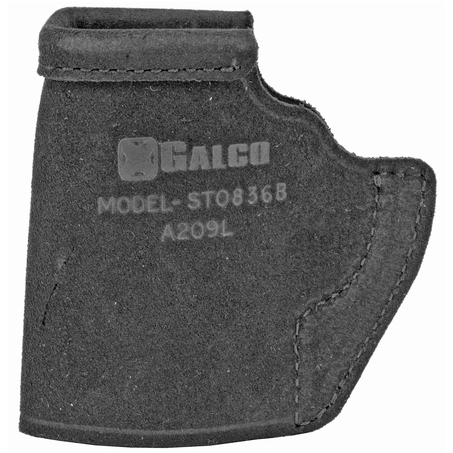 Galco STOW-N-GO Inside Pant Holster Fit Ruger LCP II Right Black Leather STO836B