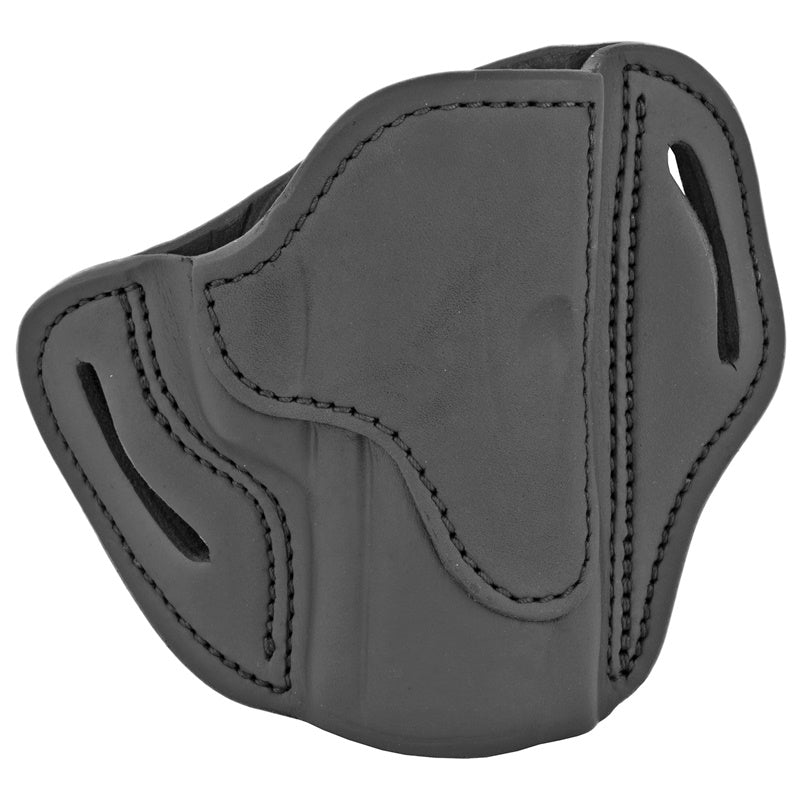 1791 Belt Holster 2.4 Right Hand Stealth Black Leather Fits Sig P320c, P229