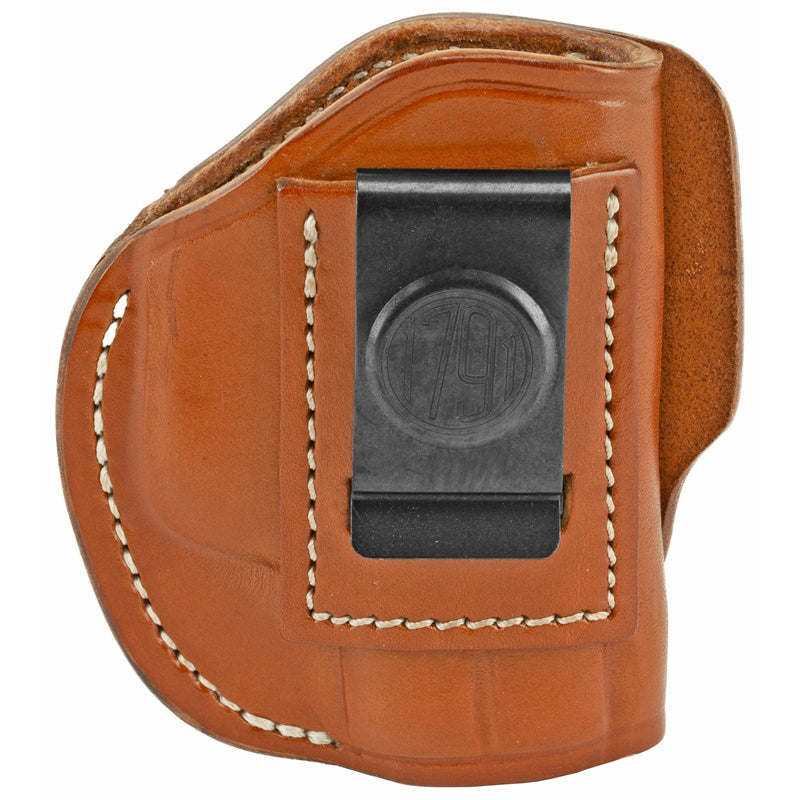 1791 4 Way Leather Belt Holster Right Hand Classic Brown Fits Glock 42 Size 2