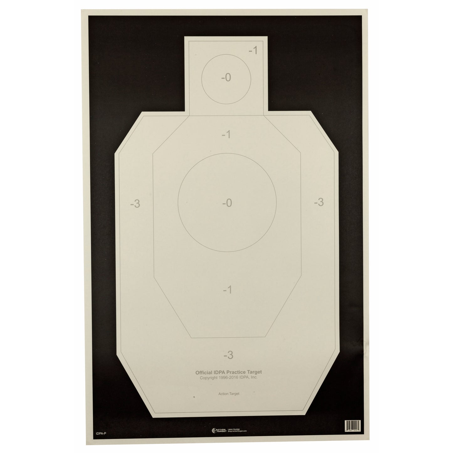 Action Target Officially Licensed IDPA Practice Target 23" x 35"  100 Per Box