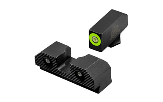 XS Sights, R3D 2.0 Night Sight, For Glock 20/21 Green Front Outline  GL-R202P-6G