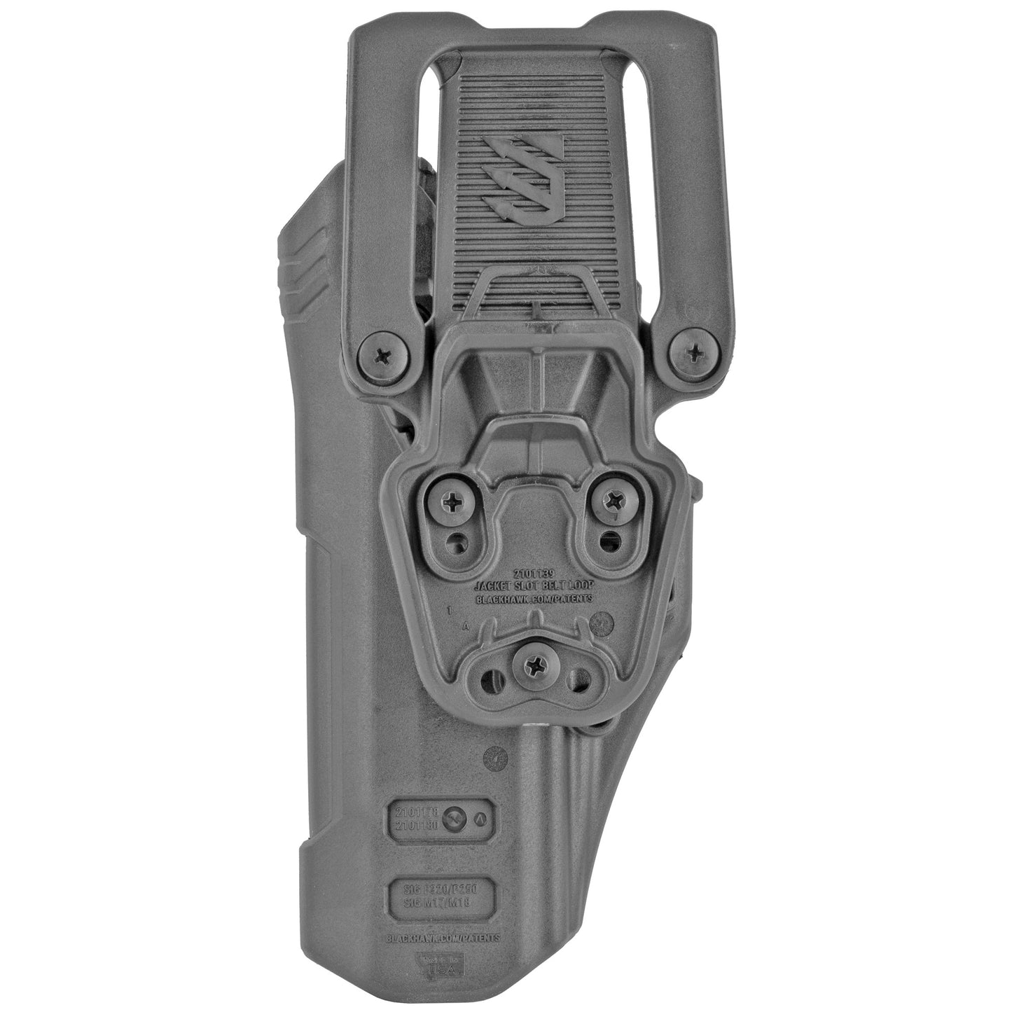 BLACKHAWK T-Series L2D Duty Holster Sig Sauer P320/P250/M17/M18 Right 44N161BKR