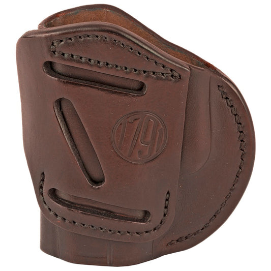 1791 4 Way Holster Leather Belt Holster Signature Brown Fits Glock 26 27  Size 3