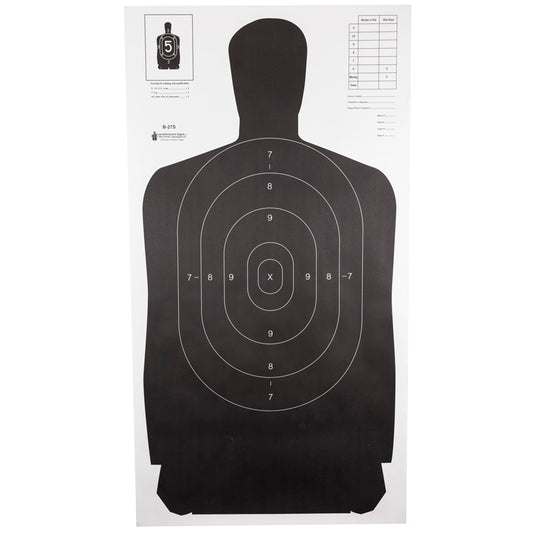 Action Target B-27S Standard Target Full Size Silhouette 24" x 45"  100 Pack