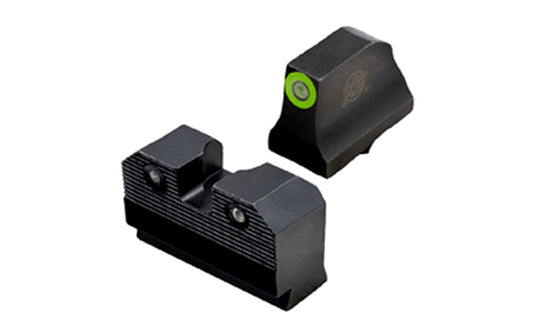 XS Sights, R3D 2.0, Suppressor Height Night Sight For Glock 17/19/22 GL-R204P-6G