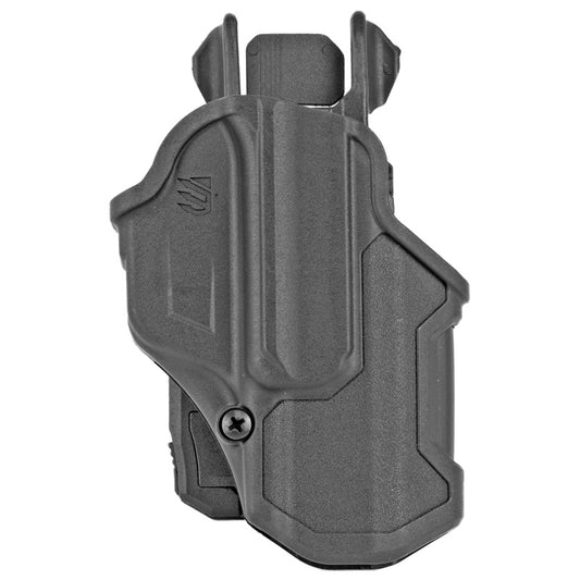 BLACKHAWK 410700BKR T-Series Level 2 Compact Right Hand Black Fits Glock 17