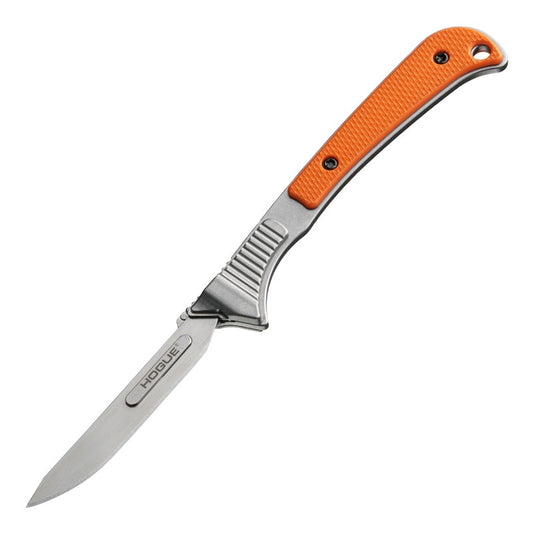 Hogue Expel Fixed Blade Knife 2.5"  Replaceable Blade Silver Orange  35874