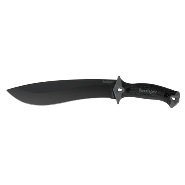 Kershaw Machete 10" Fixed Blade Knife Plain Edge w/ Sheath  1077