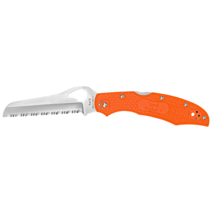 Spyderco Byrd Cara Cara 2 Rescue 3.88" Folding Knife Lightweight Orange BY17SOR2