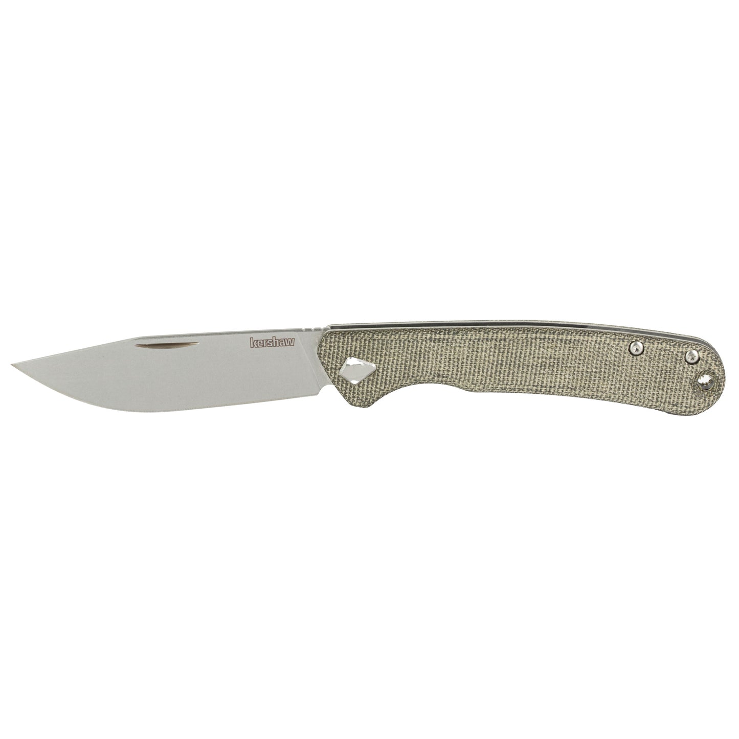 Kershaw Federalist Folding Knife 3.25" Blade Clip Point Stonewashed Finish  4320