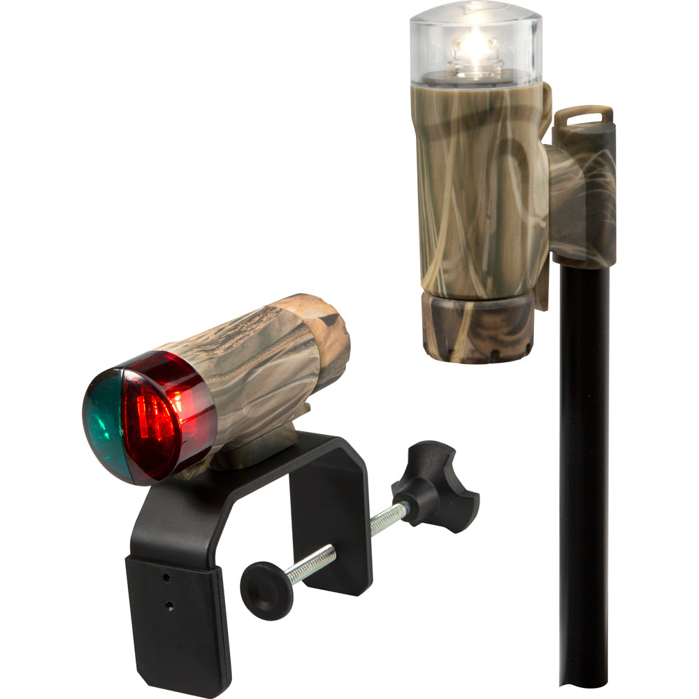 Attwood Clamp-On Portable LED Light Kit - RealTree® Max-4 Camo  (14191-7)