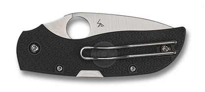 Spyderco, Chaparral, Folding Knife, SpyderEdge Serrated Blade, Gray FRN Handle, Satin Finish, Silver, 2.8" Blade Length, XHP Steel C152SGY