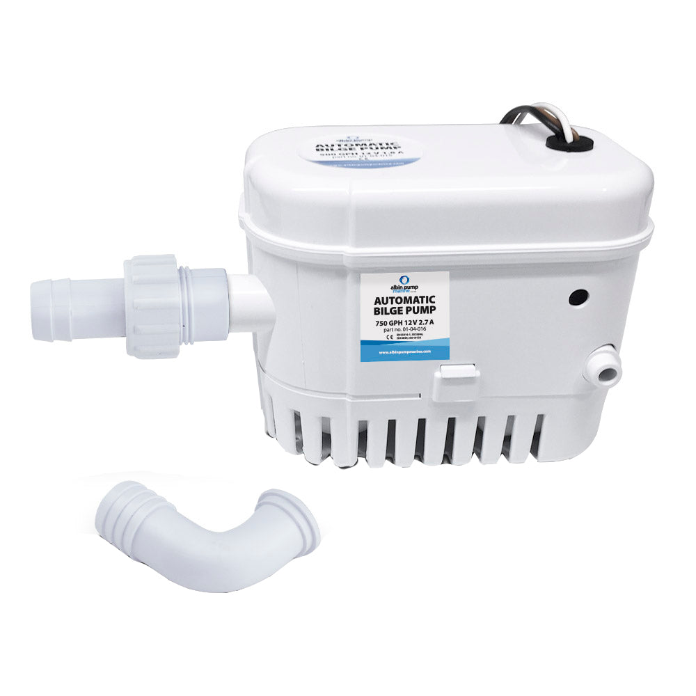 Albin Pump Automatic Bilge Pump 750 GPH - 12V  model  01-04-016