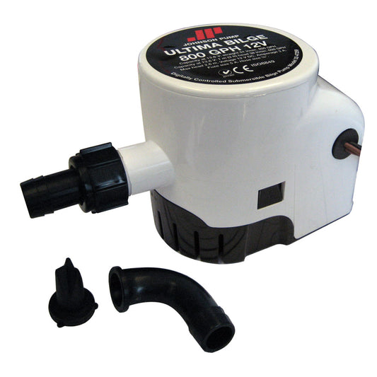 Johnson Pump Ultima Bilge 800 GPH 3/4" Hose Dura Ports  (32-47259-003)